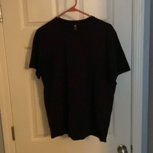 Black H&M Short Sleeve Cotton